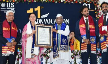 आईआईएस यूनिवर्सिटी के दीक्षांत में दिया कुमारी सम्मानित, 3450 विद्यार्थियों ने रचा सफलता का इतिहास