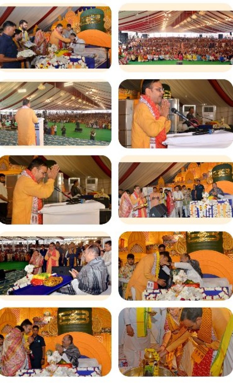 जयपुर में आध्यात्मिक ऊर्जा का संचार: मुख्यमंत्री Bhajanlal Sharma ने किया शिव महापुराण कथा श्रवण