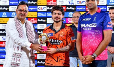 आईपीएल में सीएम का जोश: भजनलाल शर्मा ने मैदान में बढ़ाया रोमांच, खिलाड़ियों का बढ़ाया हौसला