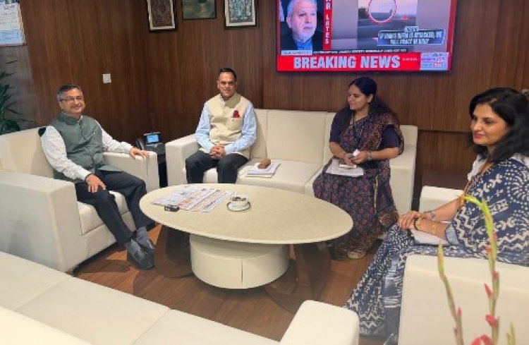 Rajasthan Chief Secretary Strengthens Centre-State Synergy in Delhi, Thanks GoI for Boosting Growth & Employment