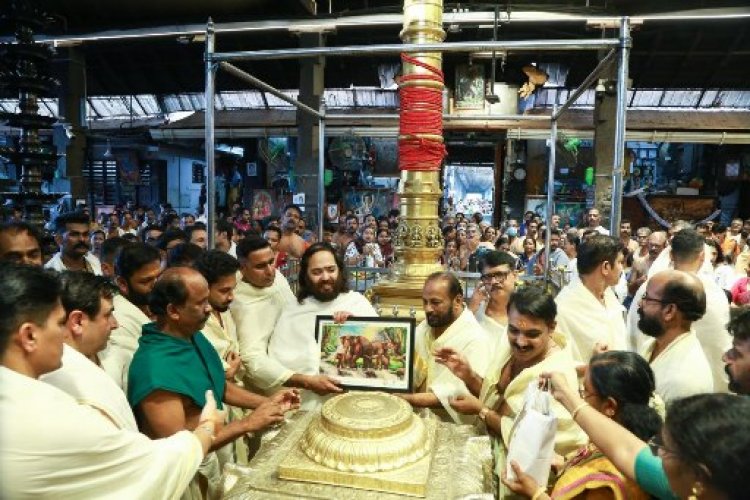 Anant Ambani Pledges ₹18 Crore for Temple Development and Elephant Welfare in Kerala