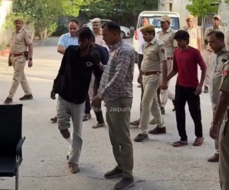 “चलती बाइक पर शर्मनाक हरकत: जयपुर में युवती से छेड़छाड़ करने वाले 4 आरोपी गिरफ्तार, वायरल वीडियो से खुला राज”