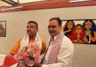 कोलकाता में मुख्यमंत्री भजनलाल शर्मा ने की शिरकत, सुवेंदु अधिकारी को दी शुभकामनाएं